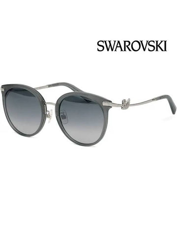 Sunglasses SK242K 20B Women's Sunglasses Mirror Asian Fit - SWAROVSKI - BALAAN 1