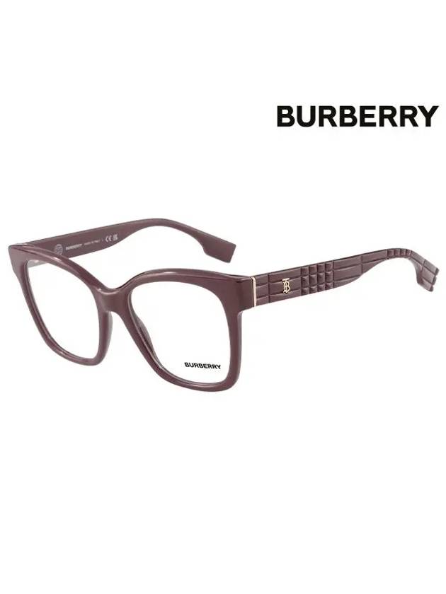 Eyewear Sylvie Square Eyeglasses Red - BURBERRY - BALAAN 3