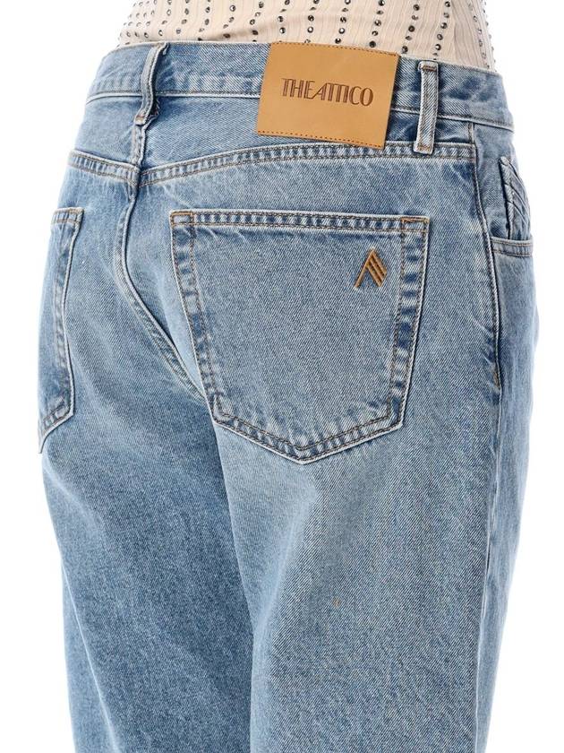 The Attico Boyfriend Short Denim Pants - THE ATTICO - BALAAN 3