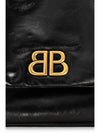 Monaco Small Chain Shoulder Bag Black - BALENCIAGA - BALAAN 6