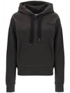 Sylla Embroidered Logo Oversized Hoodie Faded Black - ISABEL MARANT - BALAAN 2