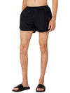 Heart Logo Swim Shorts Black - AMI - BALAAN 4