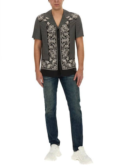 Balmain Monogram Paisley Stamoa Shirt - BALMAIN - BALAAN 2