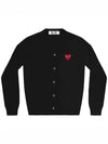 Men s Red Heart Wappen Wool Cardigan P1N008 1 AX N008 051 - COMME DES GARCONS - BALAAN 2