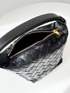 Candy Wallace Intrecciato Tote Bag Black - BOTTEGA VENETA - BALAAN 4