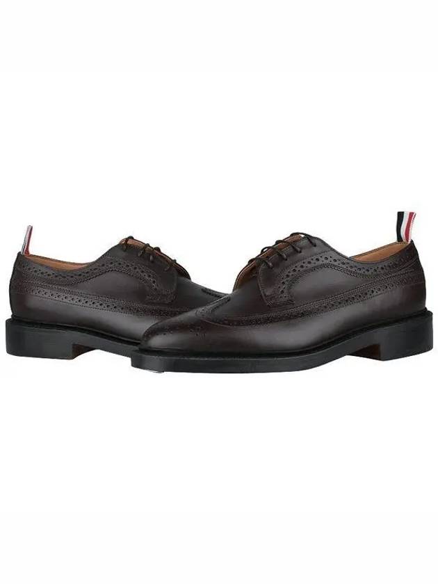 Men's Three Stripes Tab Classic Leather Brogue Brown - THOM BROWNE - BALAAN 2