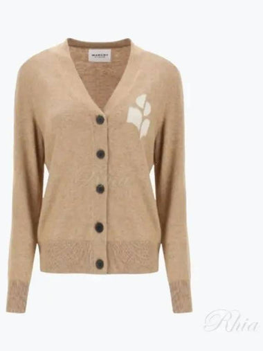 Karin CA0008FA A1X05E 50CM logo cardigan - ISABEL MARANT - BALAAN 1