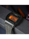 Men's Black Metal Square Rectangular Wrist Electronic Watch - CASIO - BALAAN 3