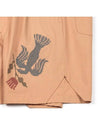 Men's I4SP03OR Migratory Bird Cross Stitch Shorts Orange - IOEDLE - BALAAN 8