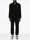 Cotton Fleece Cargo Truck Pants Black - STONE ISLAND - BALAAN 6