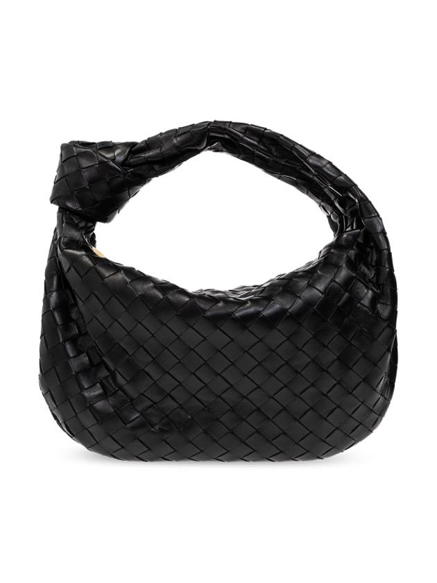 Teen Jodie Intrecciato Leather Tote Bag Black - BOTTEGA VENETA - BALAAN 2