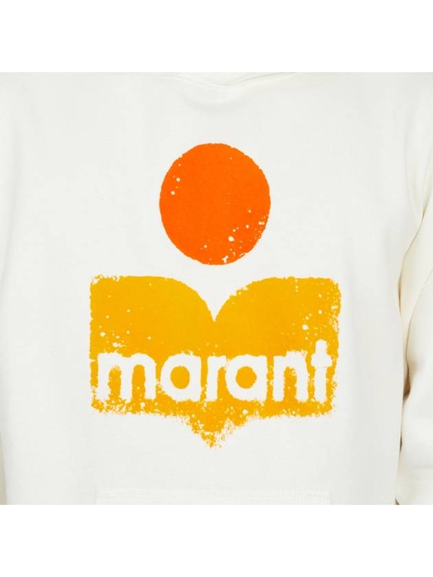 Miley Big Logo Hoodie White - ISABEL MARANT - BALAAN 9