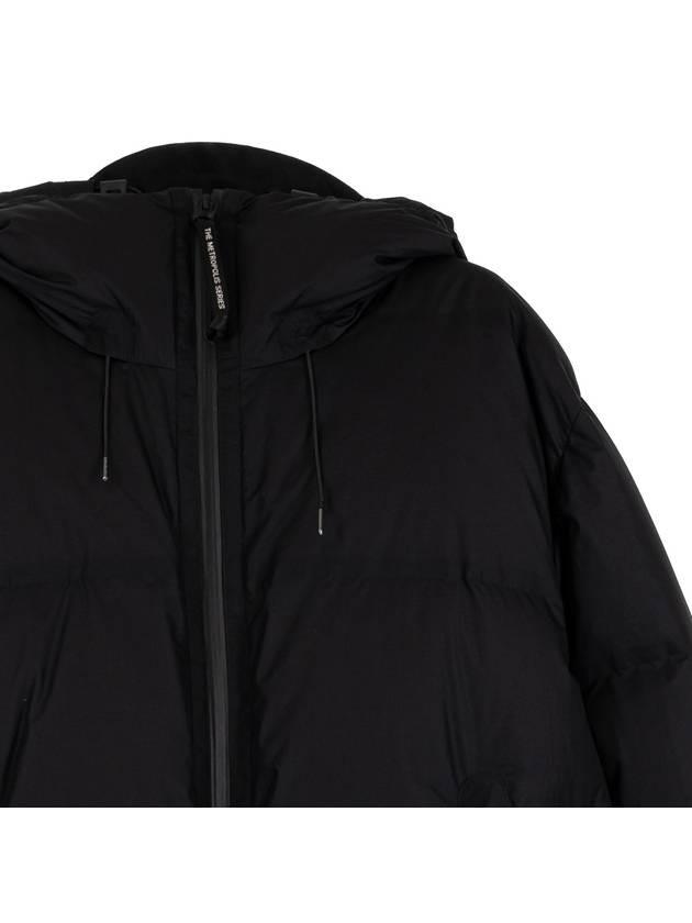 The Metropolis Series Pertex Hooded Down Padding Black - CP COMPANY - BALAAN 4