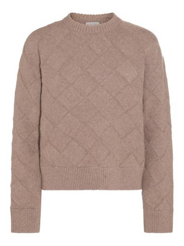 Intrecciato Wool Knit Top Riverbed - BOTTEGA VENETA - BALAAN 2