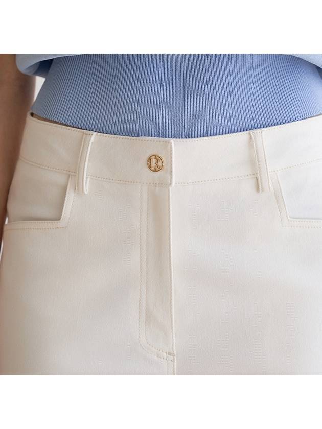 WHITE COTTON PANTS - ILROZE - BALAAN 2