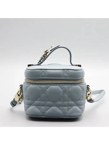 S0935ONMJ Cloud Blue Color Micro Vanity Cross Bag - DIOR - BALAAN 1