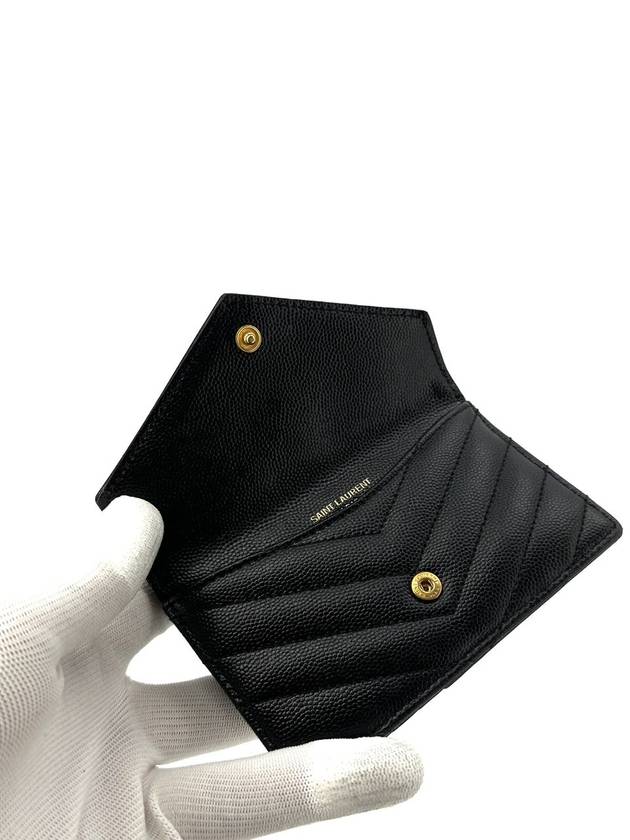 Envelope zipper card wallet - SAINT LAURENT - BALAAN 5