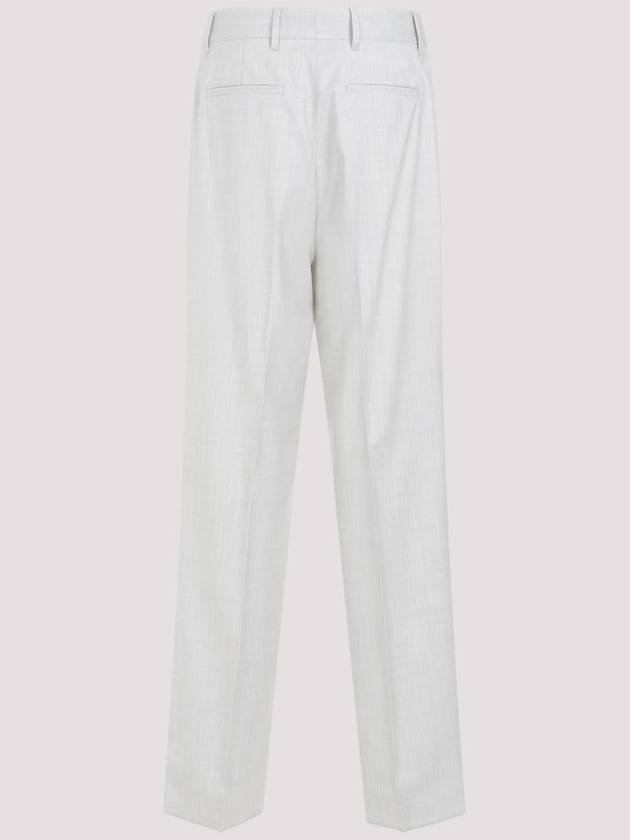 Straight Pants BM51F715E9 153 CHALK WHITE - GIVENCHY - BALAAN 3