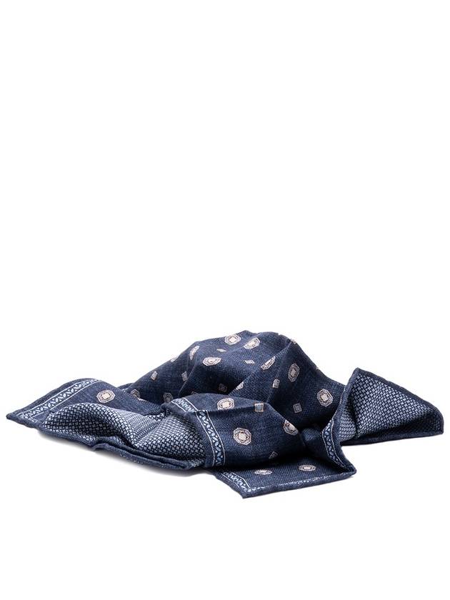 Square silk muffler navy - BRUNELLO CUCINELLI - BALAAN 2