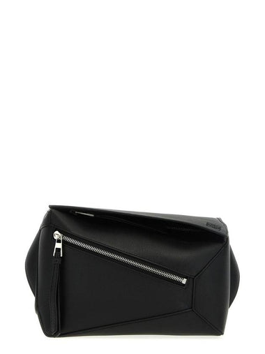 Puzzle Small Calfskin Belt Bag Black - LOEWE - BALAAN 1