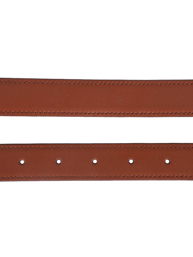 Logo Buckle Leather Belt Tobacco - MIU MIU - BALAAN 5