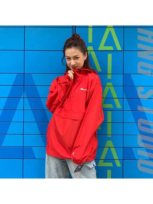 Lettering logo anorak jacket unisex V1012 - CHAMPION - BALAAN 1