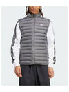 Logo Padded Vest Grey - ADIDAS - BALAAN 1