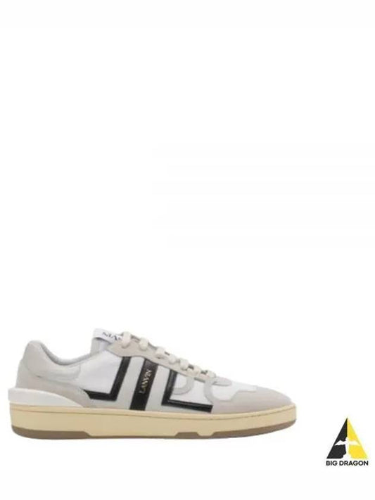 Clay Lace-Up Low Top Sneakers Off-White - LANVIN - BALAAN 2