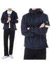 Garment Dyed Crinkle Reps R-Nylon Jacket Navy - STONE ISLAND - BALAAN 3