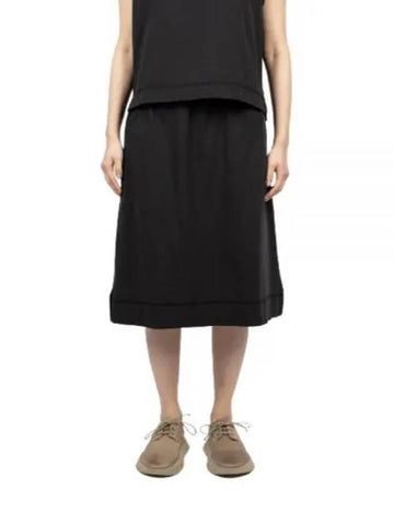 24 MHL TRACK SKIRT BLACK WHSP0506S24GZZ BLK - MARGARET HOWELL - BALAAN 1