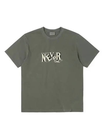 TNT Records Short Sleeve T Shirt Mud - THISISNEVERTHAT - BALAAN 1