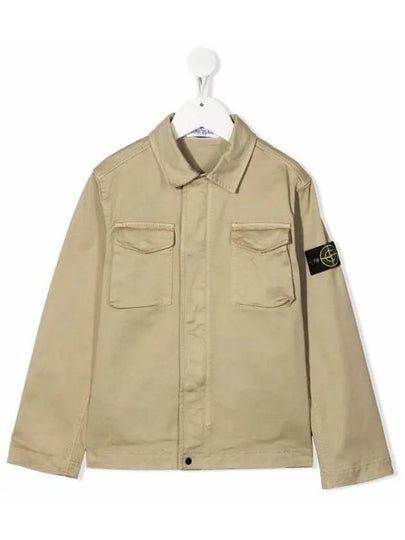 Kids Women s Waffen Shirt Jacket Beige 761610211 V0090 - STONE ISLAND - BALAAN 2