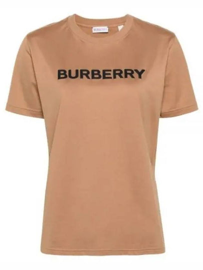 Logo Print T-Shirt Brown - BURBERRY - BALAAN 2