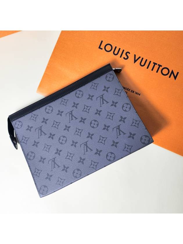 Monogram Eclipse Reverse Pochette Voyage MM Pouch Bag Grey - LOUIS VUITTON - BALAAN 4