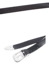 Men's 2cm Leather Belt Black - OUR LEGACY - BALAAN 8