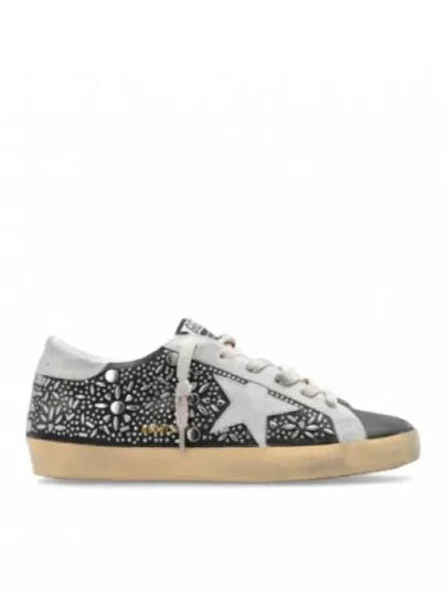 Ball Star Stud Low Top Sneakers Silver Black - GOLDEN GOOSE - BALAAN 2