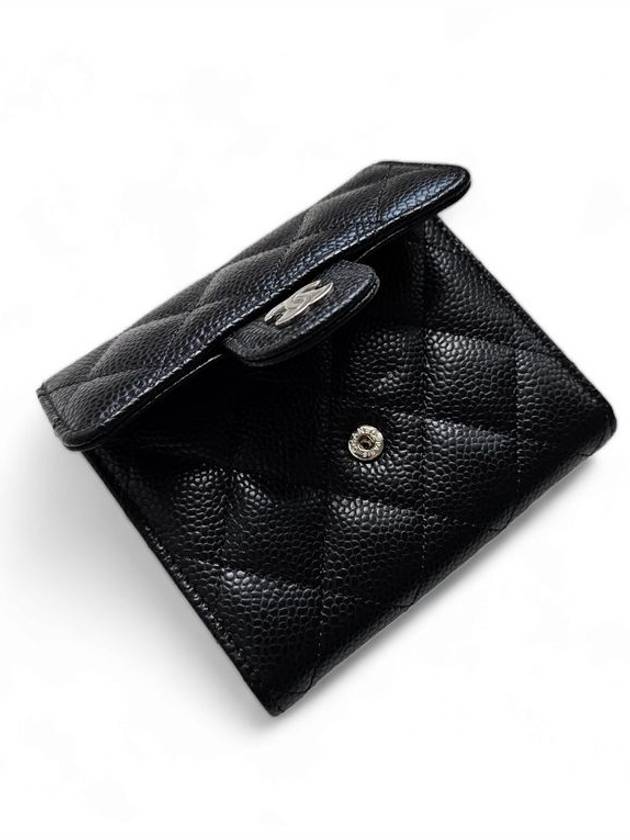 Classic half wallet black quilted silver AP0231 - CHANEL - BALAAN 3