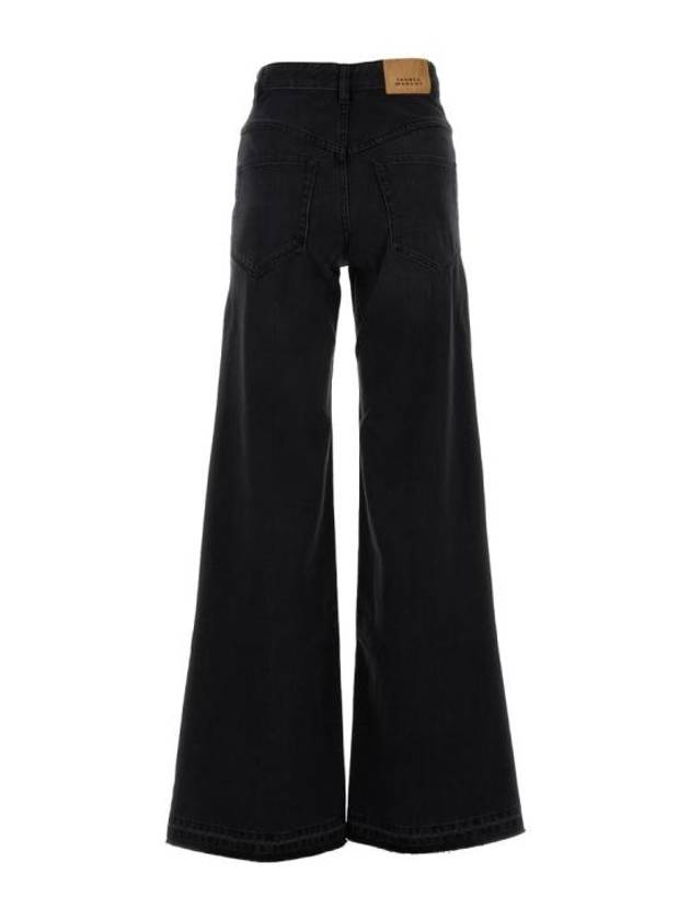 Noldy Denim Wide Jeans Black - ISABEL MARANT - BALAAN 3