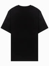 D Logo Short Sleeve T-Shirt Black - DIESEL - BALAAN.
