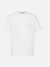 CD Icon Relaxed Fit Organic Cotton Short Sleeve T-Shirt White - DIOR - BALAAN 2