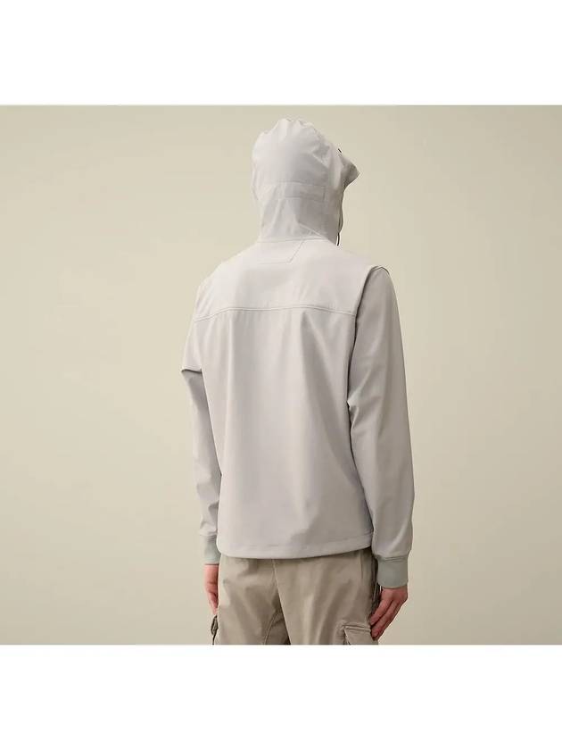 Shell R Goggle Hooded Jacket Grey - CP COMPANY - BALAAN 4