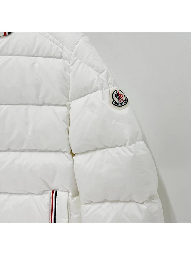 Kids Logo Patch MERARY Down Padding Jacket 12Y 14Y Ivory 1A00035 5968E 032 - MONCLER - BALAAN 4