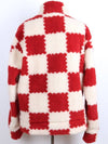 Nigo Jacquard Damier Fleece Red XL - LOUIS VUITTON - BALAAN 4