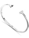 Tiffany T T1 narrow hinged bangle white gold 69277403 69278477 - TIFFANY & CO. - BALAAN 4