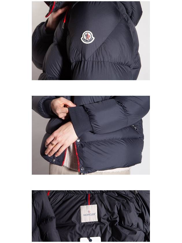 Amarante Short Padding Navy Blue - MONCLER - BALAAN 4