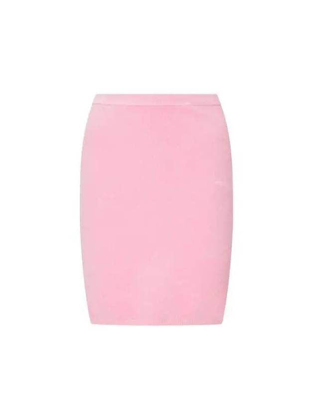 Mini Logo Soft Skirt Light Pink 271797 - ALEXANDER WANG - BALAAN 1