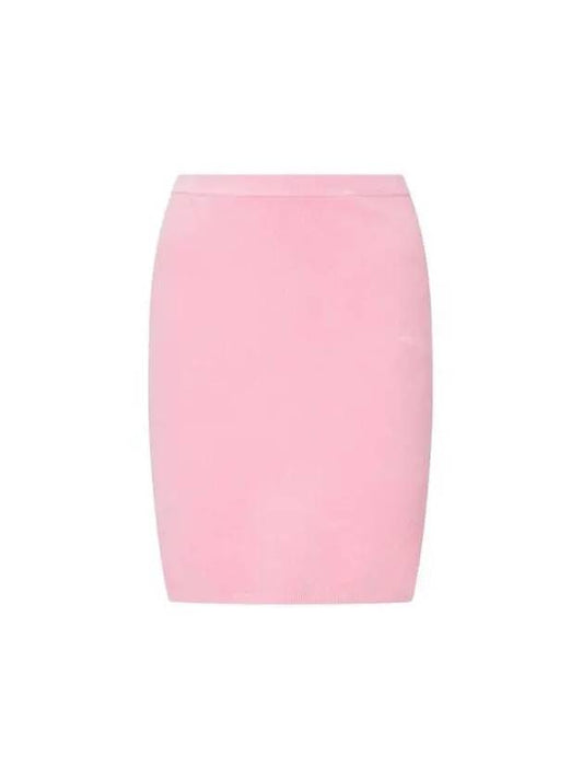 Mini Logo Soft Skirt Light Pink 271797 - ALEXANDER WANG - BALAAN 1