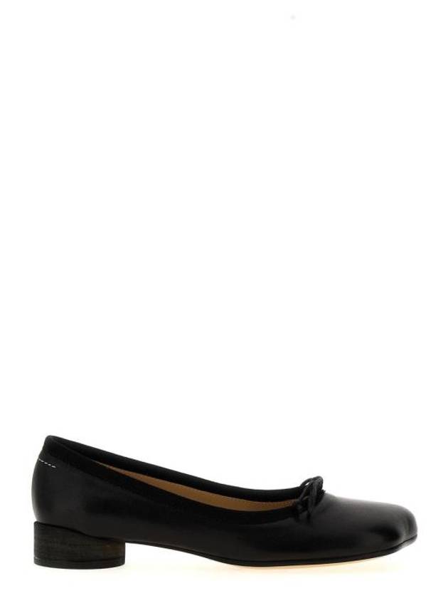 Leather Ballerina Flats Black - MAISON MARGIELA - BALAAN 2