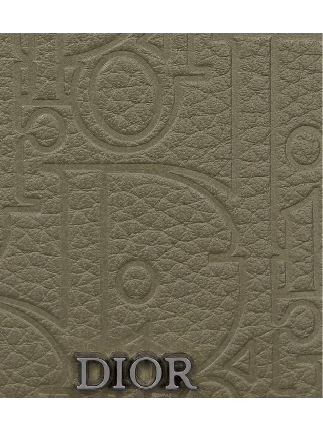 Saddle Magnetic Card Wallet Khaki Dior Gravity - DIOR - BALAAN 3