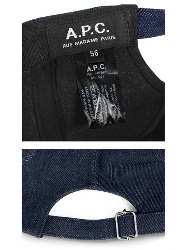 Logo denim ball cap COCSX M24090 - A.P.C. - BALAAN 5